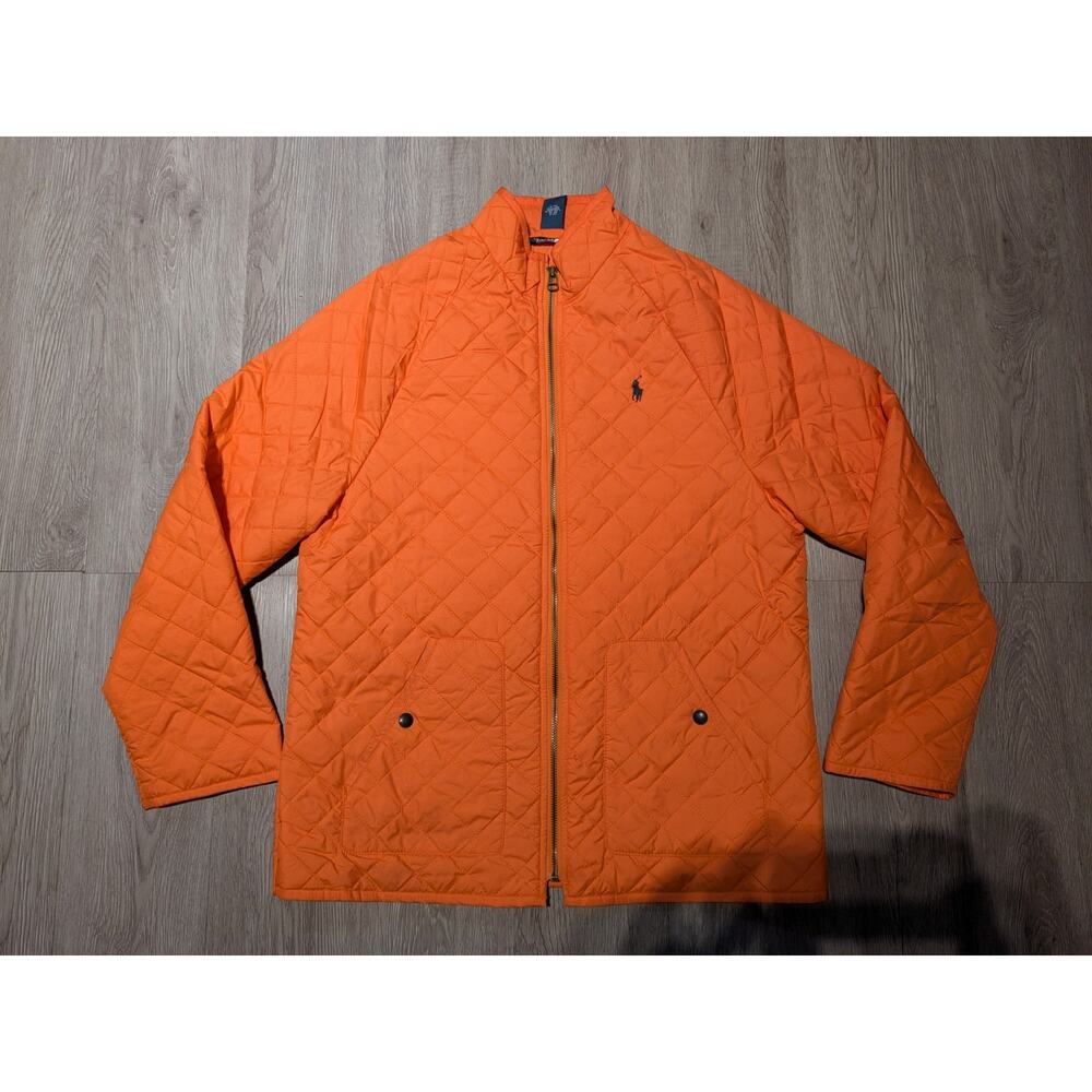 Polo Ralph Lauren - Kids Quilted Jacket / size XL / orange